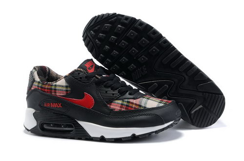 Air Max 90 Womens White Black Red Outlet Store